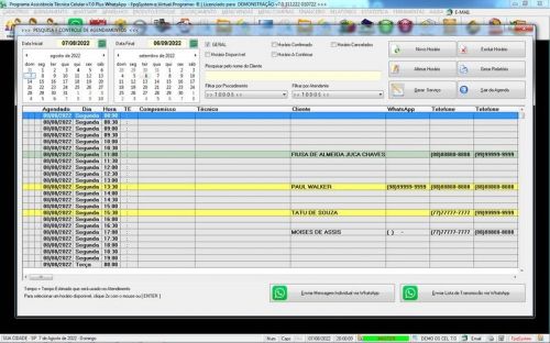 Software Ordem de Serviço Assistência Técnica Celular Vendas Financeiro Estatística v7.0 Plus  Whatsapp - Fpqsystem 660565