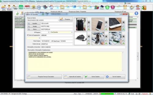 Software Ordem de Serviço Assistência Técnica Celular Vendas Financeiro Estatística v7.0 Plus  Whatsapp - Fpqsystem 660568