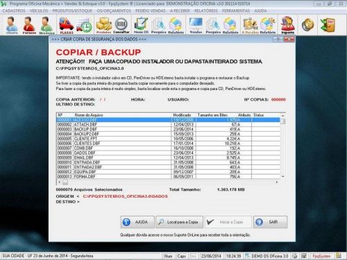 Software Ordem de Serviço para Oficina Mecânica com Vendas e Estoque v3.0 - Fpqsystem 660464