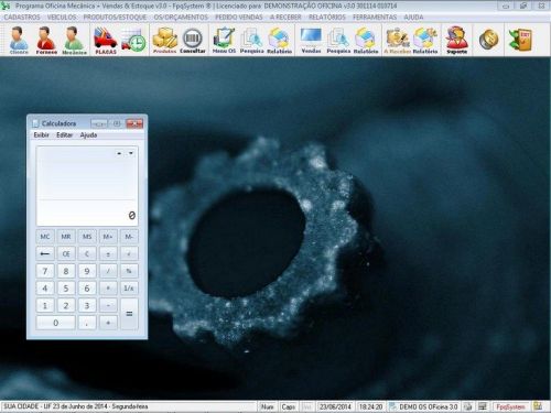 Software Ordem de Serviço para Oficina Mecânica com Vendas e Estoque v3.0 - Fpqsystem 660465