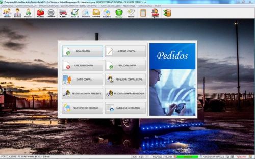 Software Ordem de Serviço para Oficina Mecânica de Caminhão v2.2 - Fpqsystem 661290