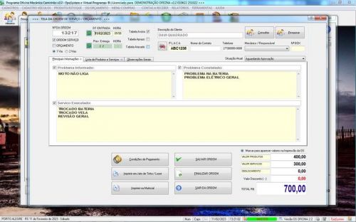 Software Ordem de Serviço para Oficina Mecânica de Caminhão v2.2 - Fpqsystem 661292
