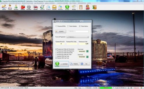 Software Ordem de Serviço para Oficina Mecânica de Caminhão v2.2 - Fpqsystem 661305