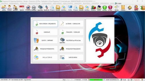 Software Os Segurança Eletrônica  Vendas  Estoque e Financeiro v5.0 Plus - Fpqsystem 681806