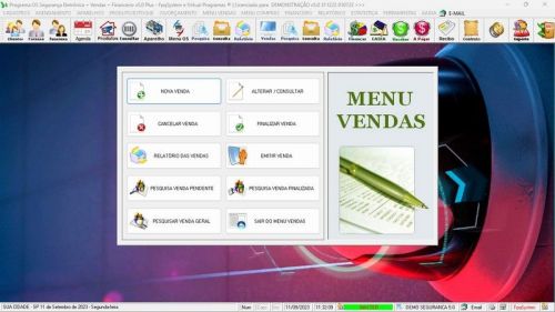 Software Os Segurança Eletrônica  Vendas  Estoque e Financeiro v5.0 Plus - Fpqsystem 681814