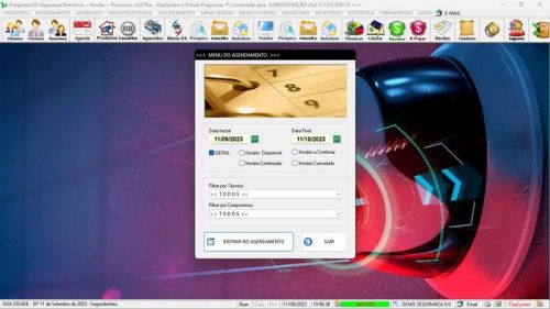Software Os Segurança Eletrônica  Vendas  Estoque e Financeiro v5.0 Plus - Fpqsystem 681821