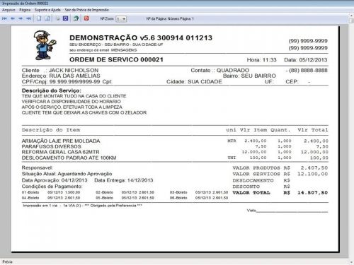 Software Os Serviços de Eletricista com Vendas Financeiro e Estatística v5.6 Plus - Fpqsystem 664461