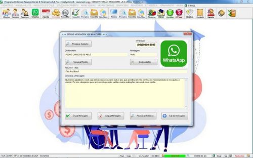 Software Os Serviços de eletricista com Vendas Financeiro e Estatística v6.6 Plus  Whatsapp - Fpqsystem 664216