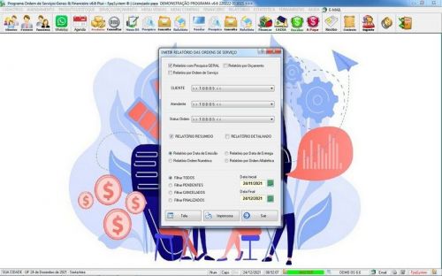 Software Os Serviços de eletricista com Vendas Financeiro e Estatística v6.6 Plus  Whatsapp - Fpqsystem 664231