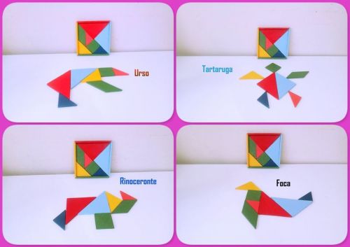 Tangram Educativo Em Madeira 722933