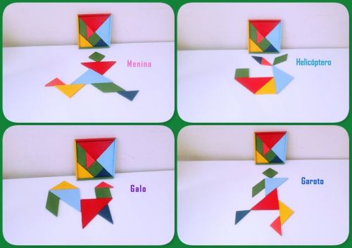 Tangram Educativo Em Madeira 722937