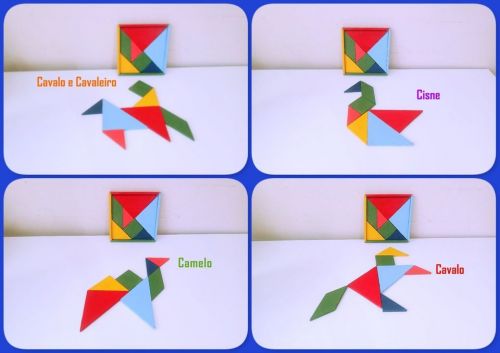 Tangram Educativo Em Madeira 722938