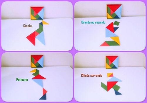 Tangram Educativo Em Madeira 722940