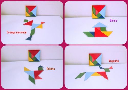 Tangram Educativo Em Madeira 722941