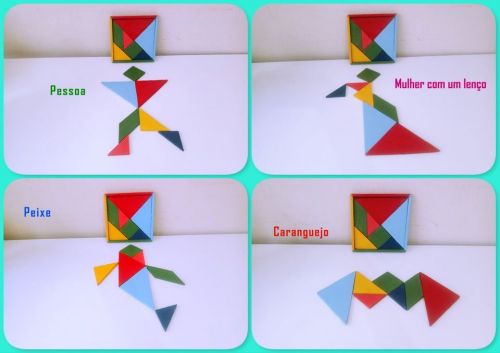 Tangram Educativo Em Madeira 722942