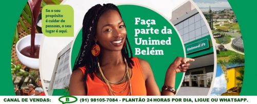 Unimed Belém com Promoção Neste Mês Plano Uniflex Com Coparticipação Plantão de Vendas. 722162