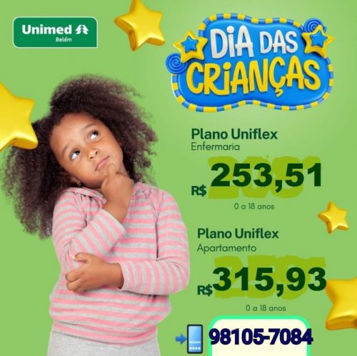 Unimed Belém com Promoção Neste Mês Plano Uniflex Com Coparticipação Plantão de Vendas. 722168