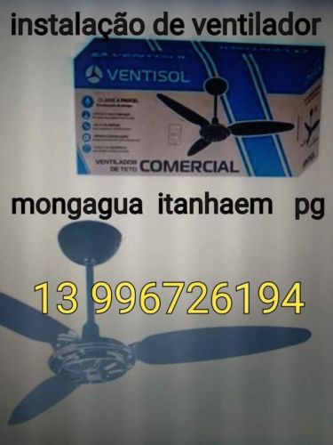 Ventilador de teto  instalação  itanhaem  mongagua 717617